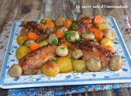 Cuisse De Poulet Farcie Le Sucre Sale D Oum Souhaib