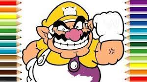Free printable cat coloring pages for kids. Wario Super Mario Bros Coloring Page For Kids Youtube