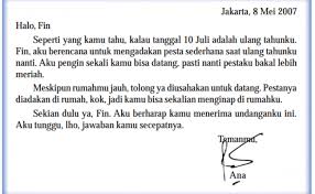 Mengirimkan isi surat resmi undangan tidak mudah dan langsung ke titik yang dimaksud. Contoh Surat Tidak Resmi Dalam Bahasa Indonesia Beserta Contohnya Cute766