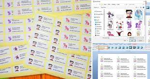 Bahan stiker waterproof (tahan air), sangat awet & tidak mudah sobek. Cara Buat Stiker Nama Anak Untuk Tampal Pada Buku Sekolah Vanilla Kismis