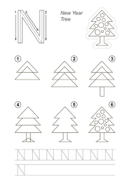If you're feeling uninspired and creatively blocked, you can get back into drawing by doing these brief daily exercises. Vector Illustrated Alphabet With Kid Educational Game To Learn Handwriting With Easy Gaming Level For Preschool Kids The Drawing Tutorial For Letter N The New Year Tree Royalty Free Cliparts Vectors And