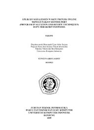 Contoh resume jurnal & review jurnal beserta jurnalnya. Metode Project Evaluation And Review Technique Pert Dan Critical Path Method Cpm Dalam Optimalisasi Penjadwalan Proyek