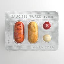 Lickable screens are the horrifying future of food. Future Food Drugs On Behance