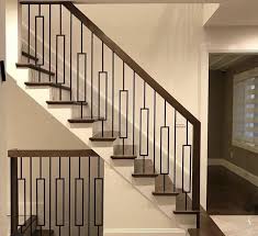 See more ideas about stair railing, interior stairs, interior stair railing. Iron Stair Balusters Modern Rectangle Metal Spindles For Etsy Iron Stair Balusters Stair Balusters Wrought Iron Stairs