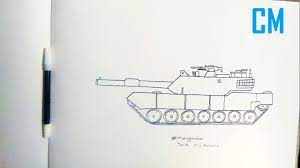 Maybe you would like to learn more about one of these? Cara Menggambar Tank M1 Abrams Main Battle Tank Youtube