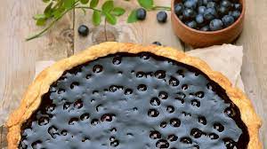 Open Faced Fresh Blueberry Pie Recipe Epicurious
