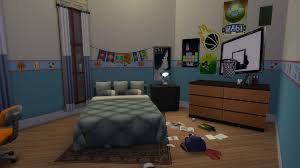 Magical place toddler's and kid's room set by simcredible designs for the sims 4 download link more from simcredible designs related downloads toddler canopy bed for the sims 4 toddler house bed for the sims 4 rustic clubhouse toddler bedroom set by michelleab. A Simple But Realistic Teenage Boy S Room No Cc Thesims