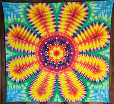 Box pattern tie dye technique lay the fabric flat. Tie Dye Tapestry Awesome Blossom Psychedelic Wall Art Etsy Tie Dye Tapestry Etsy Wall Art Tapestry