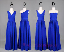 Simple Elegant Long Pink Chiffon Bridesmaid Dresses From 21weddingdresses Royal Blue Bridesmaid Dresses Maid Of Honour Dresses Bridesmaid Dresses Long Chiffon