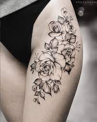 Flower thigh tattoo ideas for girls is a unique body art that women all over the world choose to get done. Pin On Tatuajes Darlene