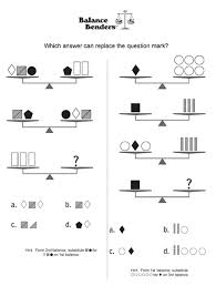 Pan Balance Problems Kids Learning Activity Balanced Math Logic Problems Math Math Patterns