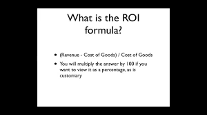 Maybe you would like to learn more about one of these? How To Calculate Roi Youtube