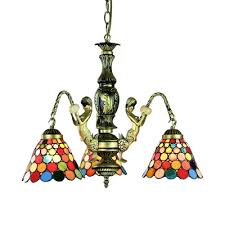 3 lights cone pendant lamp with mermaid