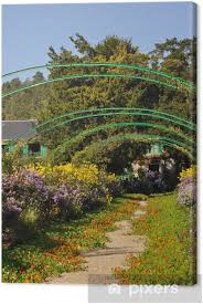 And giverny garden tour 86.00 euros. Leinwandbild Haus Und Garten In Giverny Claude Monet Pixers Wir Leben Um Zu Verandern