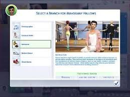Mod The Sims Ultimate Dancer Career Sims 4 Jobs Sims 4 Sims 4 Traits
