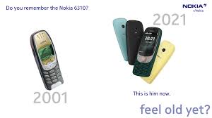 Just realised that the Nokia 6310 was ...