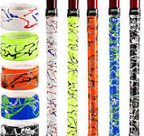 5-Pack Baseball Bat Grip Tape - 1.1mm Thick With Debossed Oval Pattern,  Mixed Colors