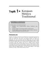.di pelajari daripada keunggulan empayar kesultanan melayu melaka untuk kemajuan dan keunggulan negara malaysia malaka menjadi tempat datangnya negara lain, karena malaka merupakan pusat bantuan. 3 Kerajaan Melayu Tradisional Pdf Topik 1 Kerajaan Melayu Tradisional Hasil Pembelajaran Di Akhir Topik Ini Anda Seharusnya Dapat 1 Mengenal Teragung Course Hero