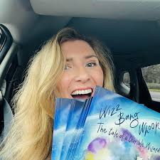 My human said I'm famous!!! “ 🎉💕🐾 Incredibly proud and SUPER excited to  announce, ' Wizz, Bang, Whoops! The tale of a terrible Wizard ! ' is…OUT  NOW!!! ✨ This heart