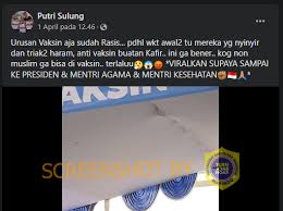 Anti vaksin added a new photo to the album: Salah Muhammadiyah Larang Masyarakat Dengan Ktp Non Islam Ikut Vaksin Hoax Buster Covid19 Go Id