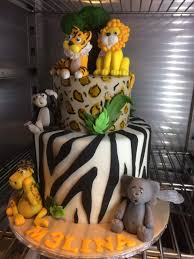 This lovely lady wanted to treat her husband with a cake about his favorite hobbies. Jungle Book Cake Cafedelicecake