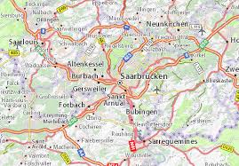 Sehen sie direkt ankunft und abfahrt für jede buslinie. Michelin Landkarte Saarbrucken Stadtplan Saarbrucken Viamichelin
