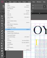 How To Export A Pdf From Indesign Indesign Skills