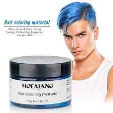 Tekdeals Unisex Diy Hair Color Wax Mud Dye Cream Temporary Modeling 8 Colors Mofajang Walmart Com Hair Wax Temporary Hair Dye Diy Hair Color