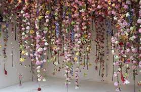 Chelsea Flower Show Hero Paper Flowers Hanging Garland Flower Show