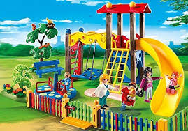 Amazon De Playmobil City Life 7 Teiliges Set 5567 5568 5569 5570 5571 5572 5573 Kita Sonnenschein Kinderspielplatz C Playmobil Spielplatz Kinderspielplatz