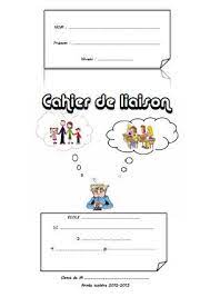 page de garde cahier liaison pages cahiers vie feuille travail coloriage soulagement du stress
