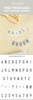 Here's a brand new set of printable banner letters for diy banner projects! Adorable Free Printable Mini Alphabet Banner