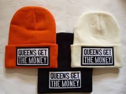 Queens Get The Money Beanie Champagne Lux Online Store Powered By Storenvy Mens Beanie Hats Hip Hop Jewelry Beanie Hats