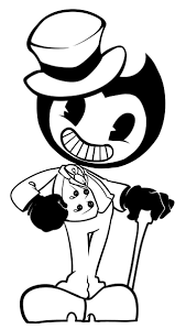 Search images from huge database containing over 620,000 coloring pages. What A Cute Little Gentleman Bendy And The Ink Machine Coloring Pages Ink