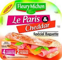 Fleury Michon Invente Le Kit A Sandwichs Cheddar Snacking Baguette