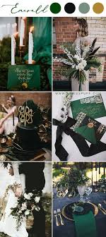 Black And Green Wedding 14 Dark Green Emerald Wedding Colors Palettes Emerald Wedding Colors Fall Wedding Color Schemes Fall Wedding Colors