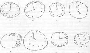 Only showing the seconds is required, e.g.: Examples Of Clock Drawing Test Performance Identify Cognitive Impairment Download Scientific Diagram