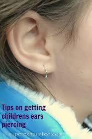 Tips On Getting Childrens Ears Piercing Kids Ear Piercing Ear Piercing For Girls Ear Piercings
