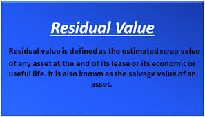 residual value examples accounting calculate residual value