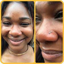 Body Piercing By Haley Street Olivia Left Nokaoitikitattoo Today Wearing These Piercing Nose Piercing Body Piercing