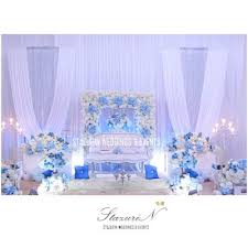 Memadukan nuansa pastel dalam kain dan bunga bisa jadi ide apik untuk pernikahanmu. Promosi Pakej Pelamin Dewan Grand Warna Pastel Dusty Blue Full Flowers Dewan Hotel Puri Kajang Selangor Pengantin Com My