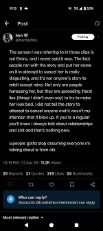 Important Update: Bonnibonkers clarifies she was NOT speaking about Emiru  in clip that has been spread of her talking about being groomed. :  ryoutubedrama