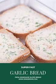 Homemade Garlic Bread Recipe From Regular Bread Sengerson Recipe In 2020 Homemade Garlic Bread Make Garlic Bread Garlic Bread