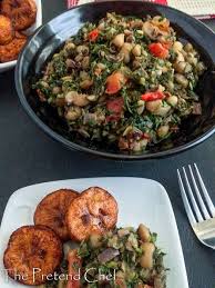 Try these quick and tasty simple dinner ideas for yourself. Very Comforting And Healthy Nigerian Greens And Beans African Cooking Whole Food Recipes Vegan Dinner Recipes