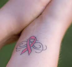 Small cancer awareness pink ribbon temporary tattoo. Cancer Ribbon Tattoos Tattoo Designs Ideas For Man And Woman