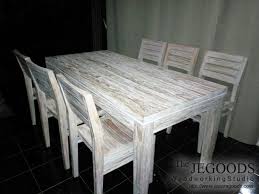 Mindi Wood Rustic White Washed Furniture Jepara Goods Woodworking Indonesia Desain Furnitur Dapur Rustic Kursi Makan