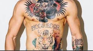 5 sheets include gorilla, tiger, arm traditional style tattoos and back crucifix. Conor Mcgregor S New Tattoo Pics