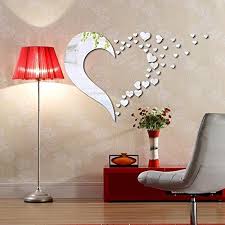 Stuck in the wall link. 42 77 Buggy Stuck Stereo Mirror Wall Stickers Diy Spell Wall Home Decor Silver Visit The Mirror Wall Living Room Mirror Wall Decor Wall Decor Stickers