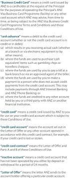 Een prepaid credit card eenvoudig & snel online aanvragen. Anz Credit Card Conditions Of Use Credit Cards Pdf Free Download