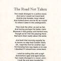 The Road Not Taken